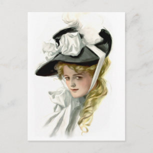 De zwarte Bonnet Briefkaart