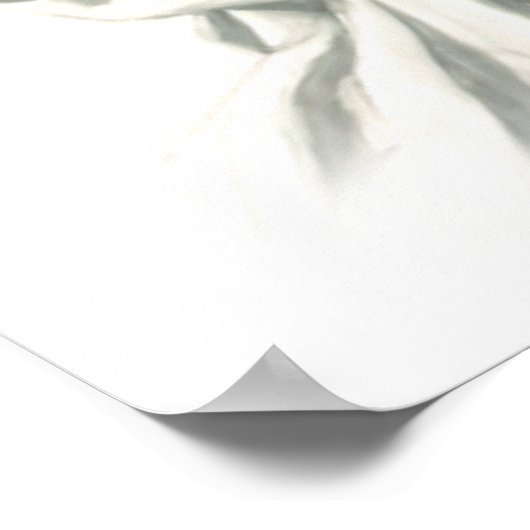 De zwarte Bonnet Poster (Hoek)