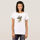 De zwarte Bonnet T-shirt (Voorkant volledig)