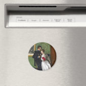 De zwarte Brunswicker van John Everett Millais Magneet (Insitu (Vaatwasser))