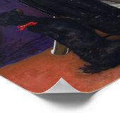 De zwarte Brunswicker van John Everett Millais Poster (Hoek)