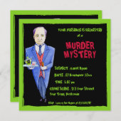 De zwarte butler-moord kaart (Voorkant / Achterkant)