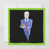 De zwarte butler-moord kaart (Achterkant)