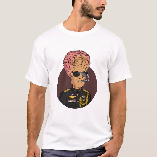 De Zwarte Commandant T-shirt (Voorkant)