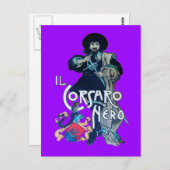 DE ZWARTE CORSAIR BRIEFKAART (Voorkant / Achterkant)