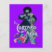 DE ZWARTE CORSAIR BRIEFKAART (Voorkant)