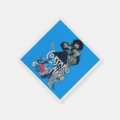 DE ZWARTE CORSAIR grijs Servetten (Hoek)