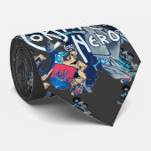 DE ZWARTE CORSAIR grijs Stropdas (Opgerold)