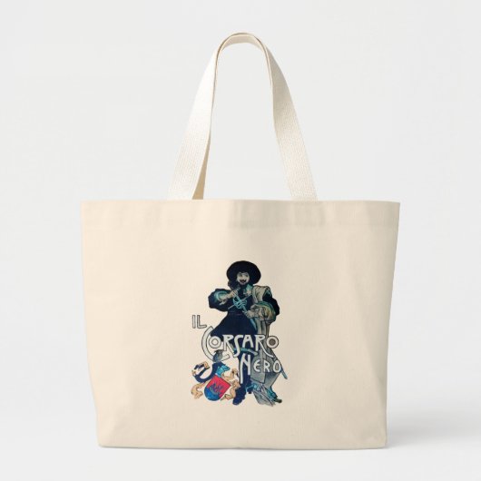 DE ZWARTE CORSAIR GROTE TOTE BAG (Voorkant)