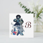 DE ZWARTE CORSAIR-MONOGRAM, wit Aankondiging (Staand voorkant)