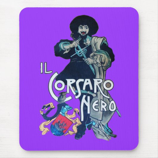 DE ZWARTE CORSAIR MUISMAT (Voorkant)