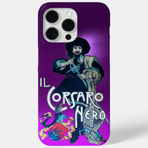 DE ZWARTE CORSAIR paars iPhone 15 Pro Max Hoesje