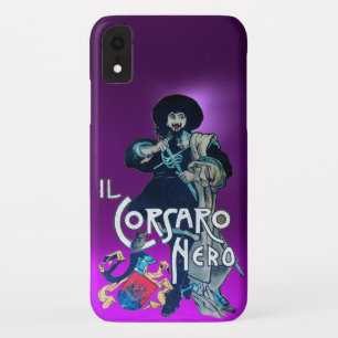 DE ZWARTE CORSAIR paars iPhone XR Hoesje
