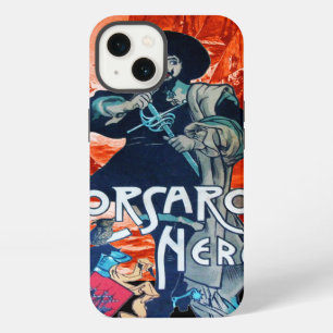 DE ZWARTE CORSAIR/Pirate Ship Battle in Red iPhone 13 Hoesje