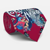 DE ZWARTE CORSAIR-rode begrafenis Stropdas (Opgerold)