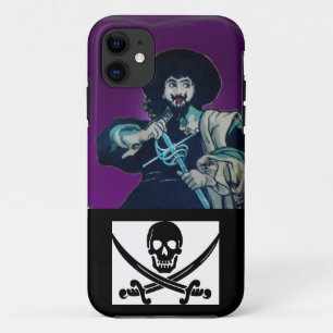 DE ZWARTE CORSAIR SKULL GROSSED SWOREN Case-Mate iPhone CASE