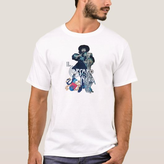 DE ZWARTE CORSAIR T-SHIRT (Voorkant)