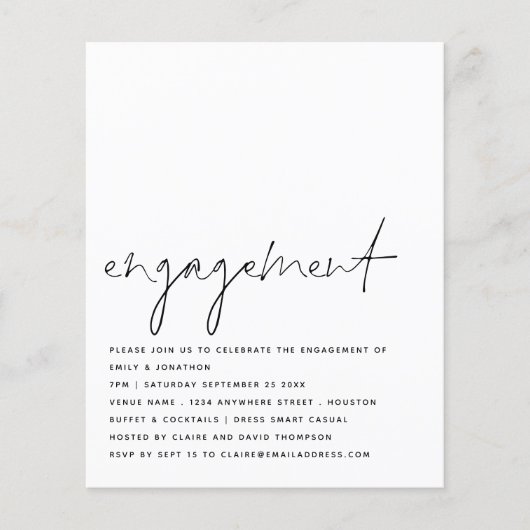 De zwarte de Partij van de Overeenkomst van de Ove (Voorkant)