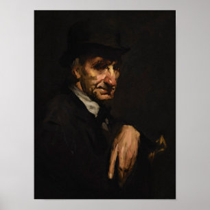De zwarte derby van George Bellows (1905) Poster