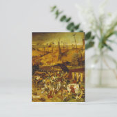 De zwarte dood van de Bijbel van Toggenburg 1411 Briefkaart (Staand voorkant)