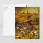 De zwarte dood van de Bijbel van Toggenburg 1411 Briefkaart (Voorkant / Achterkant)