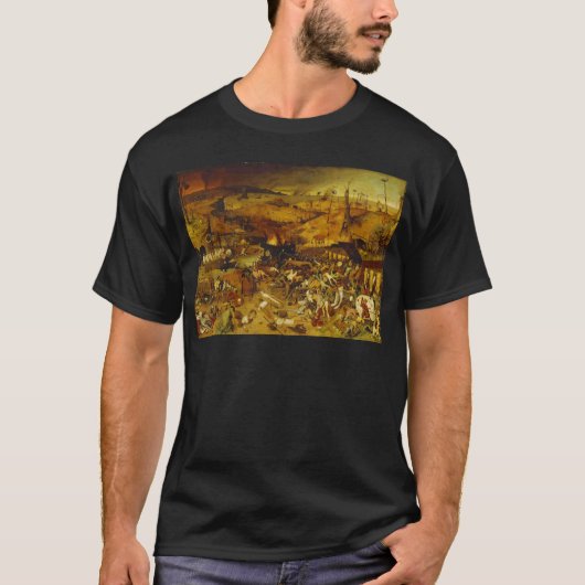 De zwarte dood van de Bijbel van Toggenburg 1411 T-shirt (Voorkant)