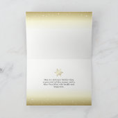 De zwarte en Gouden Vrijmetselaars- Kerstkaarten Feestdagen Kaart (Binnen)