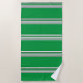 De zwarte en Groene Handdoek van het Strand (Voorkant)