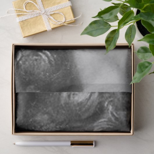 De zwarte en witte dame tissuepapier (Geschenk)