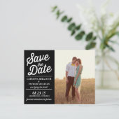 De zwarte en Witte Foto sparen het Briefkaart van  (Staand voorkant)