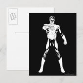 De zwarte en Witte Vooruitziende Vooruitzichten Briefkaart (Voorkant / Achterkant)