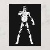 De zwarte en Witte Vooruitziende Vooruitzichten Briefkaart (Voorkant)