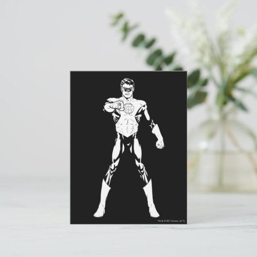 De zwarte en Witte Vooruitziende Vooruitzichten Briefkaart (Staand voorkant)