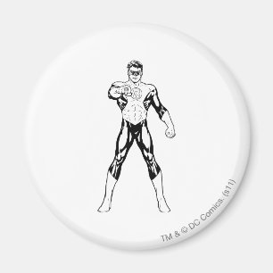 De zwarte en Witte Vooruitziende Vooruitzichten Magneet