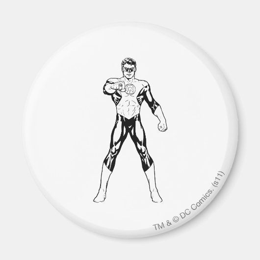 De zwarte en Witte Vooruitziende Vooruitzichten Magneet (Voorkant)