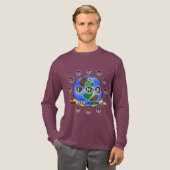 De Zwarte enig-Opgeruimde T-shirt van FunWithBonus (Voorkant)