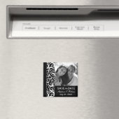 De zwarte Foto bewaart de Datum Magnet (Insitu (Vaatwasser))