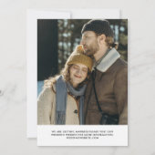 De zwarte Foto van het Manuscript van de Handteken Save The Date (Achterkant)