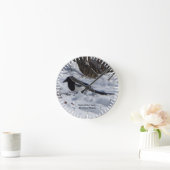 De zwarte Gefactureerde Rotsachtige klok van de (Huis)