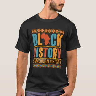 De zwarte Geschiedenis is de Amerikaanse Historie T-shirt