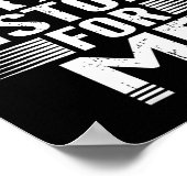 De zwarte geschiedenis voor mij Afro-Amerikaans Zw Poster (Hoek)