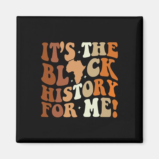 De Zwarte Geschiedenis Voor Mij Zwarte Geschiedeni Magneet (Voorkant)