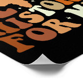 De Zwarte Geschiedenis Voor Mij Zwarte Geschiedeni Poster (Hoek)