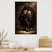 De Zwarte Gier Poster (Keuken)