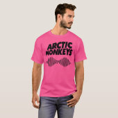 De zwarte golven van de aap t-shirt (Voorkant volledig)