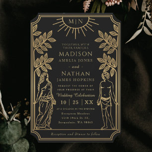 De zwarte gouden Kaart van de Lovers