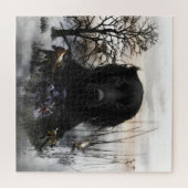 De zwarte gouden rievers legpuzzel (Horizontaal)