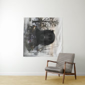 De zwarte gouden rievers wandkleed (In Situ (horizontaal))