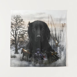 De zwarte gouden rievers wandkleed