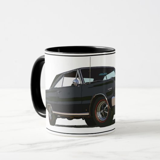 De zwarte GTX Mok (Voorkant links)